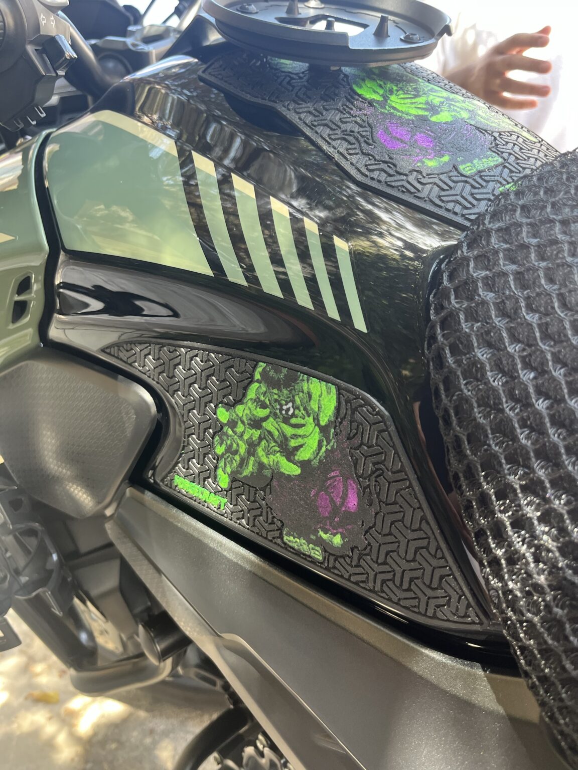 Honda CB500X & NX500 Tankpad Set Αντιολισθητικά αυτοκόλλητα ντεπόζιτου - Hulk