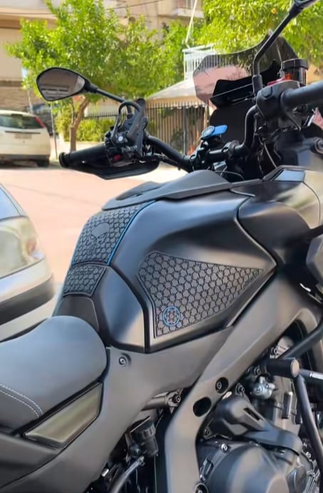 YAMAHA Tracer 9 2025+ Tankpad Set Αντιολισθητικά αυτοκόλλητα ντεπόζιτου