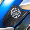CFMoto 250/300 Full Metal Alchemist Tankpad Set Αντιολισθητικά αυτοκόλλητα ντεπόζιτου Μαύρο - Λευκό