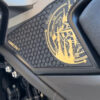 Voge DS625X-DS525X Tankpad Set Αντιολισθητικά αυτοκόλλητα ντεπόζιτου Μαύρο - Χρυσό