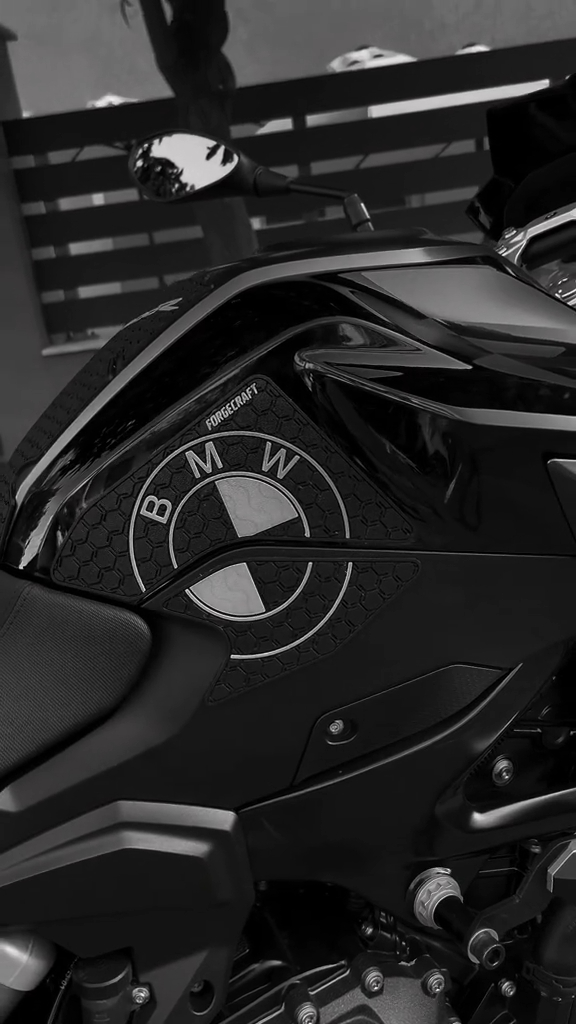BMW F900R - TankPads Set Μαύρο-Γκρί