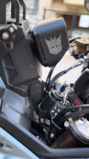 Σκίαστρο Οθόνης CFMoto 450MT – Decepticons, Μαύρο / Γκρι – Forgecraft