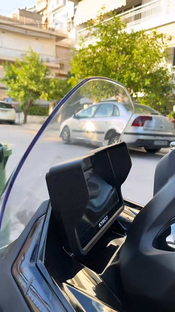 Σκίαστρο Οθόνης Kymco Downtown 350 GT – Premium, Μαύρο – εικόνα 2
