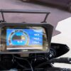 shader-yamaha-tracer900-aim-installed-2 Σκίαστρο Οθόνης Yamaha Tracer 900 – για οθόνη AIM MXP Strada, Ανθρακί – εικόνα 5