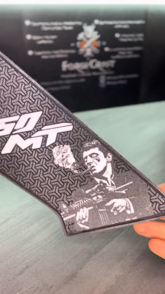 tankpad-cfmoto-450mt-scarface-2 Tankpad Set CFMoto 450MT – Scarface, Μαύρο / Λευκό – εικόνα 2