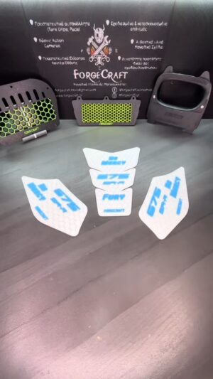 tankpad-cfmoto-675srr-no-mercy-white-blue-1 Tankpad Set CFMoto 675SR-R – No Mercy, Λευκό / Γαλάζιο – Forgecraft