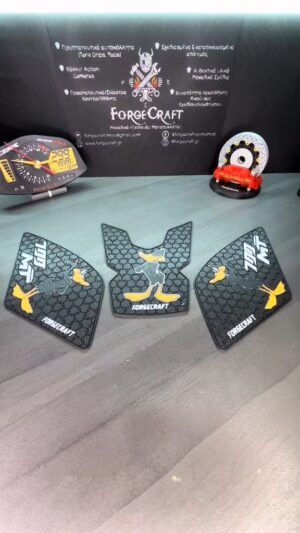 Tankpad Set CFMoto 700MT – Daffy Duck, Μαύρο / Λευκό / Πορτοκαλί – Forgecraft