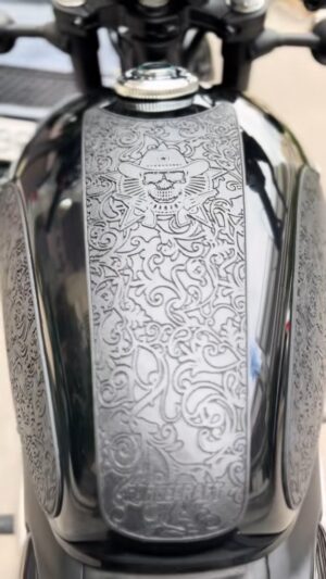 Tankpad Set CFMoto CL-C 450 – Ornate, Μαύρο – Forgecraft