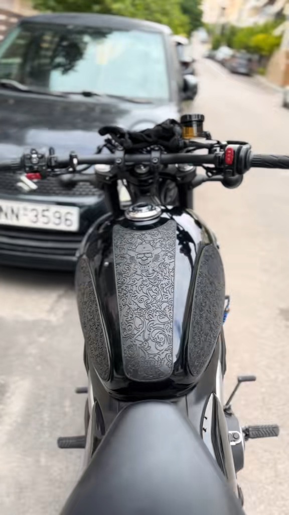tankpad-cfmoto-clc-450-ornate-3 Tankpad Set CFMoto CL-C 450 – Ornate, Μαύρο – εικόνα 3