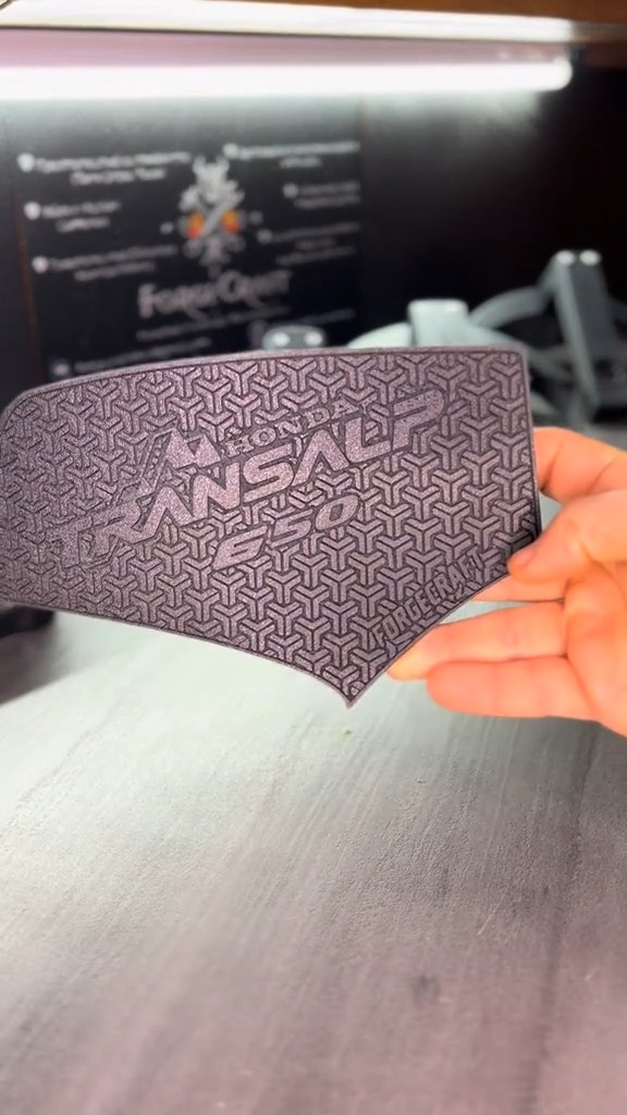 Tankpad Set Honda Transalp 650 – Trinity, Μαύρο – εικόνα 2