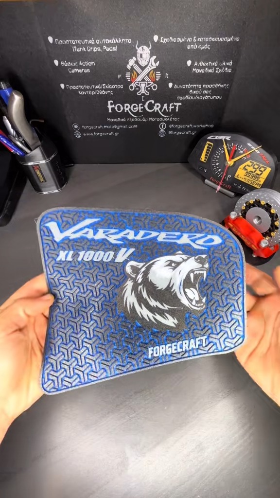 Tankpad Set Honda Varadero 1000 – Αρκούδα, Μπλε / Γαλάζιο / Λευκό / Γκρι – εικόνα 2