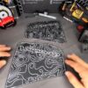 Tankpad Set Honda Varadero 1000 – Cartographer, Μαύρο / Λευκό – Forgecraft