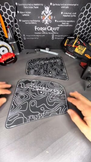 Tankpad Set Honda Varadero 1000 – Cartographer, Μαύρο / Λευκό – Forgecraft