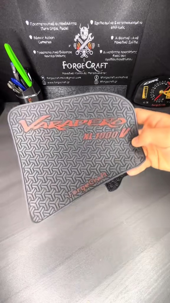 Tankpad Set Honda Varadero 1000 – Trinity, Μαύρο / Κόκκινο – εικόνα 3