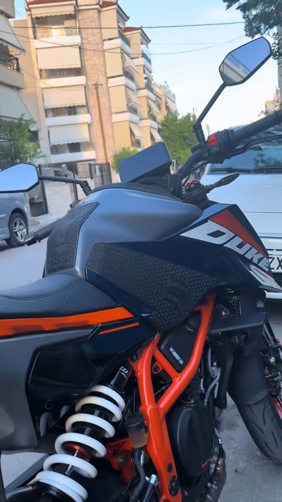 Tankpad Set KTM Duke 390 – Expecto Patronum, Μαύρο / Γκρι – εικόνα 2