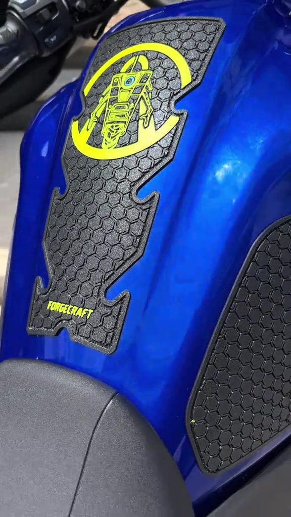 Tankpad Set Suzuki V-Strom 650 – Borderlands, Μαύρο / Κίτρινο 2 Tankpad Set Suzuki V-Strom 650 – Borderlands, Μαύρο / Κίτρινο – φωτογραφία 2