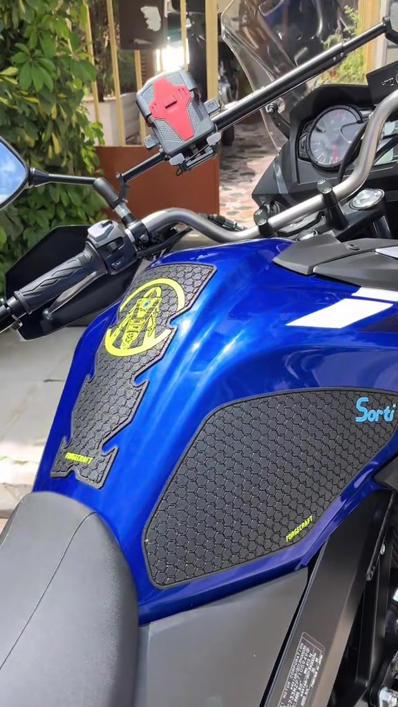 Tankpad Set Suzuki V-Strom 650 – Borderlands, Μαύρο / Κίτρινο 3 Tankpad Set Suzuki V-Strom 650 – Borderlands, Μαύρο / Κίτρινο – φωτογραφία 3