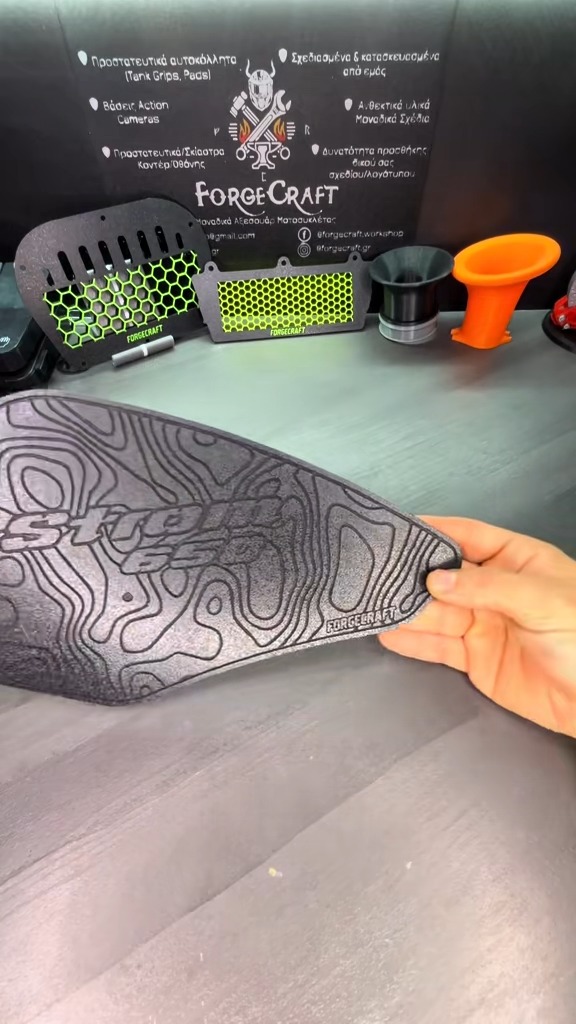 Tankpad Set Suzuki V-Strom 650 – Cartographer, Μαύρο – εικόνα 2