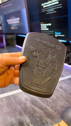 Tankpad Set Triumph Scrambler – For the Emperor, Μαύρο – Forgecraft