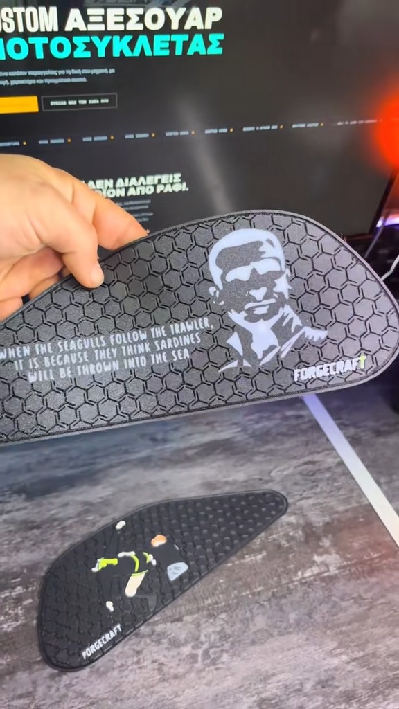 Tankpad Set Suzuki V-Strom 1000 Gen 1 – Cantona 7, Μαύρο / Λευκό / Κίτρινο – εικόνα 3