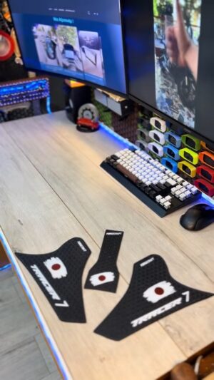 Tankpad Set Yamaha Tracer 7 (2025) – Trinity, Μαύρο / Λευκό / Κόκκινο – Forgecraft