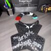 Tankpad Set Yamaha Tracer 9 (2021–2024) – The Dark Side of Japan, Μαύρο / Λευκό – Forgecraft