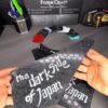 Tankpad Set Yamaha Tracer 9 (2021–2024) – The Dark Side of Japan, Μαύρο / Λευκό – εικόνα 3
