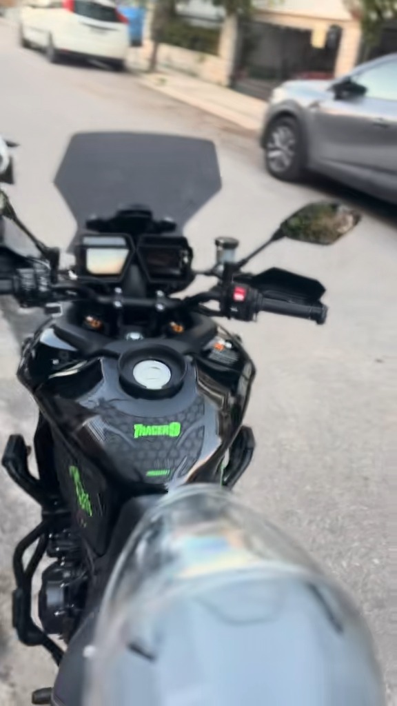Tankpad Set Yamaha Tracer 9 GT (2021–2024) – Hulk, Μαύρο / Πράσινο / Μωβ – εικόνα 3